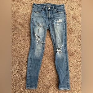 AE Tattered Skinny Jeans